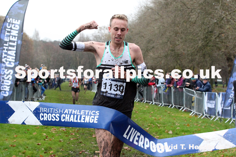 Senior and under-23 men, 2019 European Cross Country Trials and British Cross Challenge, Sefton Park, Liverpool.  Photo: David T. Hewitson/Sports for All Pics